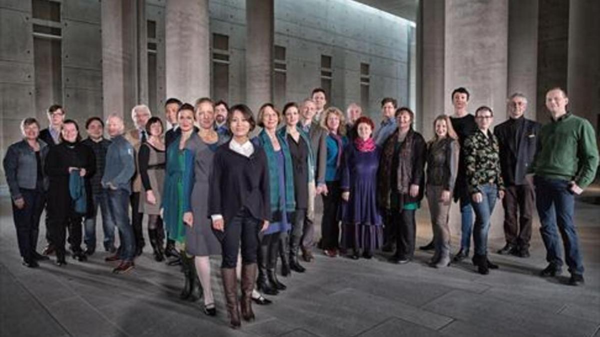 UNA GRAN COMBINACIÓNRené Jacobs y los miembros de la coral RIAS Kammerchor.