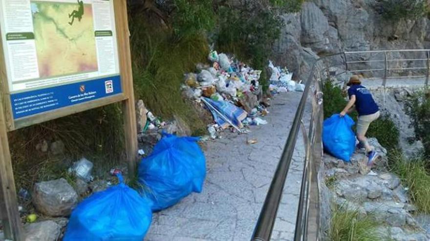 Müll im Torrent de Pareis verärgert Unesco