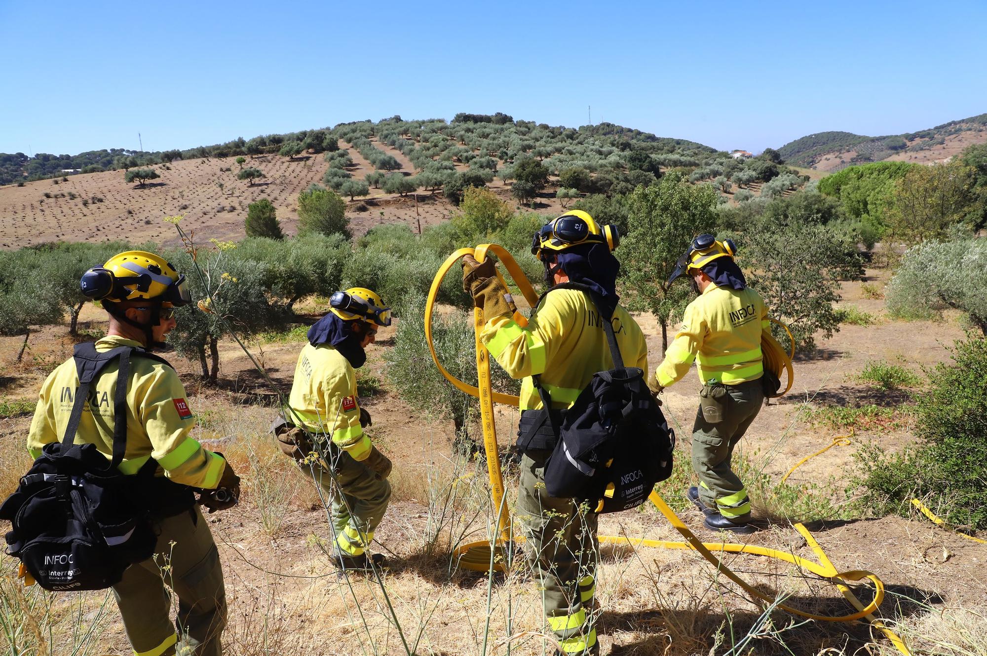 Infoca, alerta constante para mantener los incendios a raya