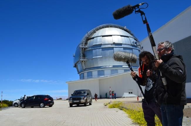 Lunes 16. Visita al Grantecan y rodaje de 'Alienígenas sin piedad'