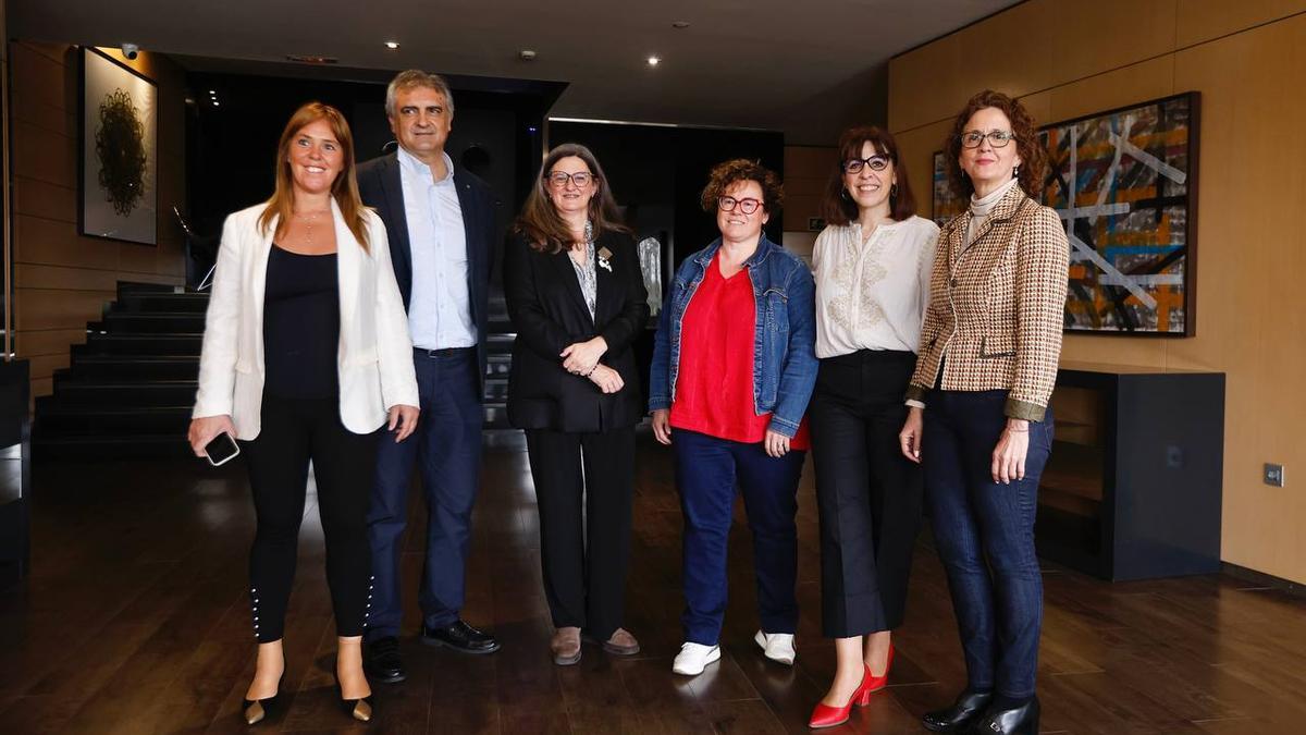 Participantes en la presentación de la candidatura de los World Cheese Awards.