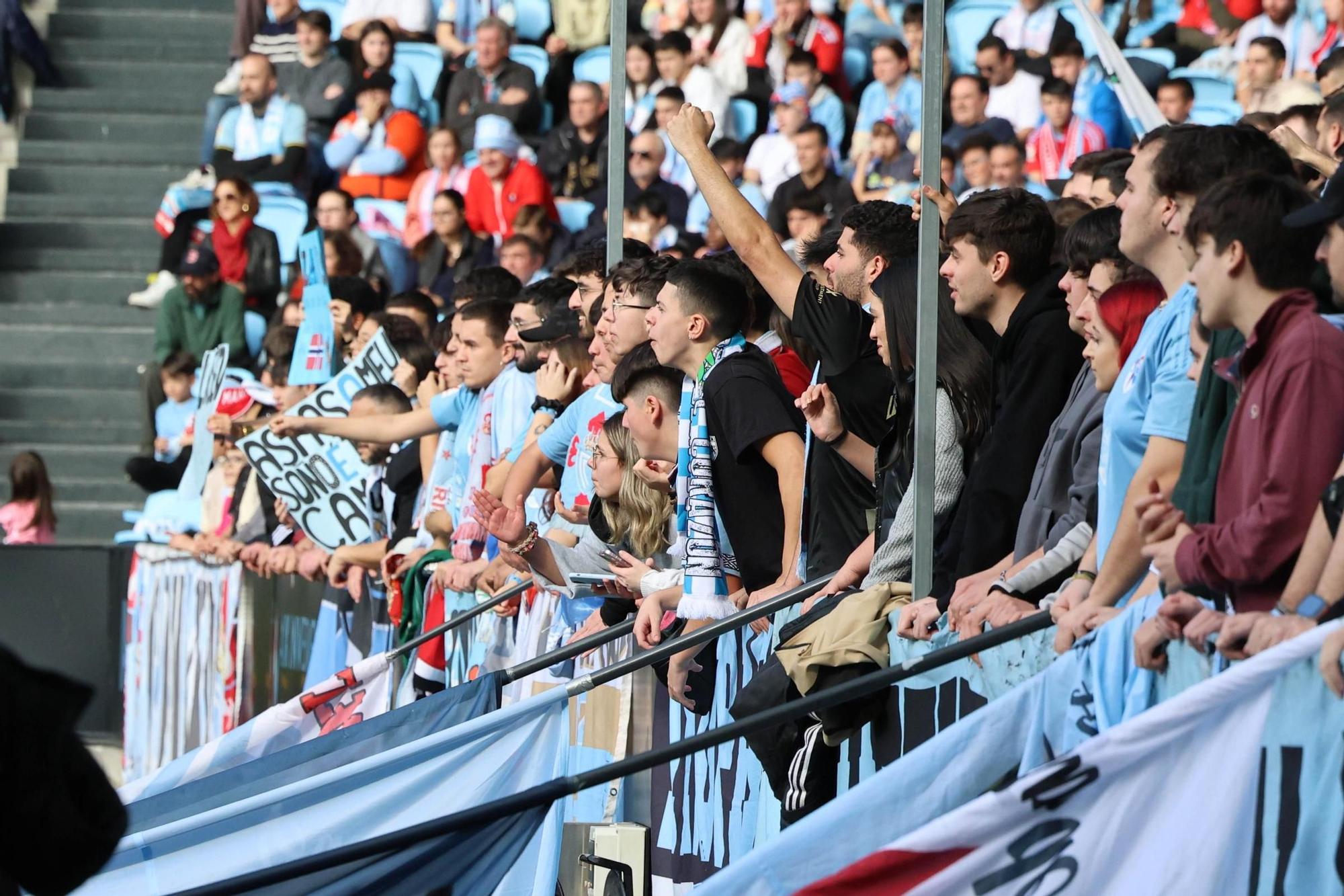 De la fiesta inicial a la decepción: las mejores imágenes del Celta-Girona