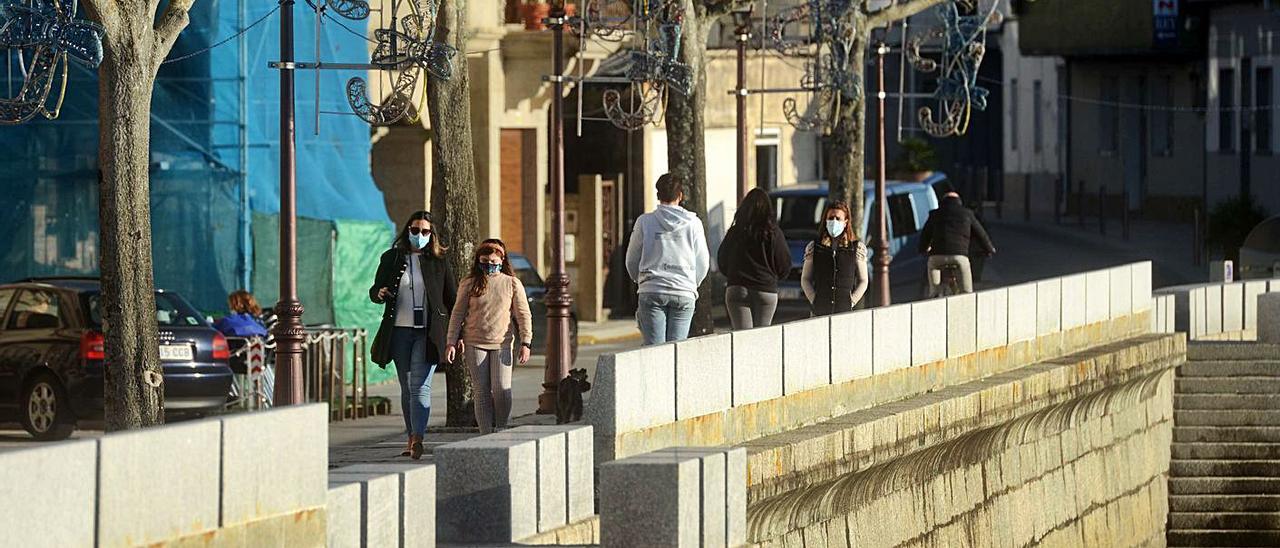 Paseo marítimo de O Campo, en A Illa de Arousa.  | // NOÉ PARGA