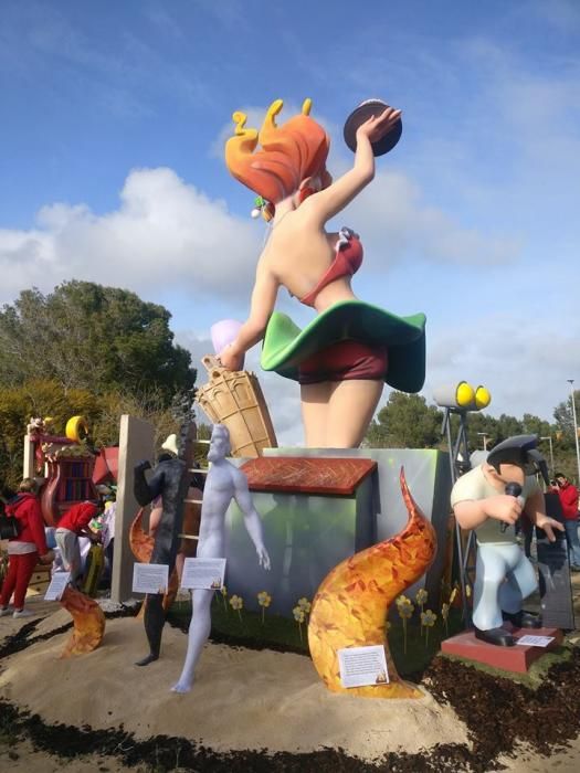 La plantà de las fallas de Jordi Palanca