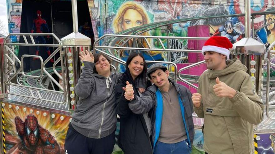 Una mañana diferente en la feria de Navidad de Ibiza