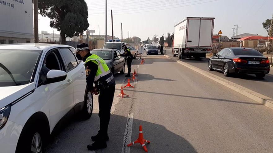 Controles en los accesos de Castellón y Vila-real