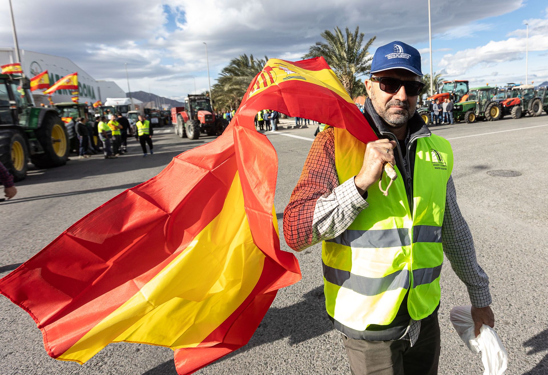 Protesta de agricultores en la vega Baja