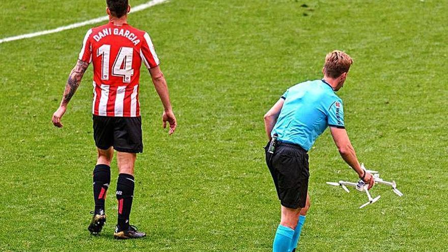 Un dron interromp l&#039;Athletic-Eibar