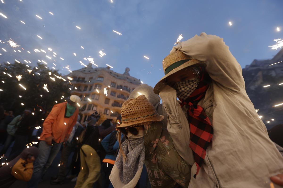 El correfoc de la Mercè, en imágenes