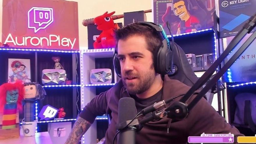 Un dels streamers més famosos del món, Auronplay, que també s&#039;ha sumat a la protesta