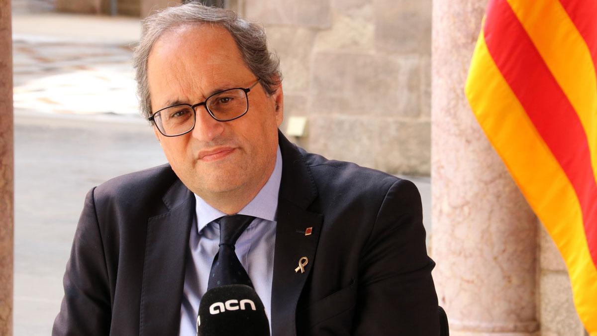 Torra dice que trasladará la mesa de negociación en Europa si Madrid no pacta la autodeterminación