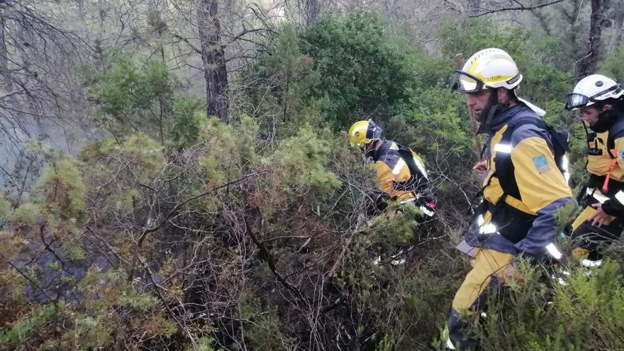 Conato de incendio forestal en la serreta d&#039;en Berri.