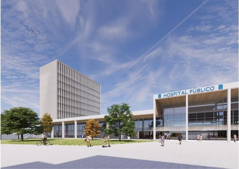 Imágenes virtuales del nuevo hospital tras la ampliación