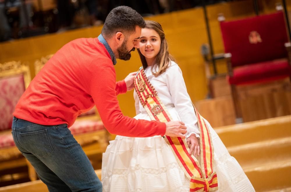 Ensayo de la exaltación de la falleras mayores de València 2019