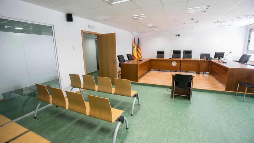 Una sala de vistas de la Audiencia Provincial en una imagen de archivo