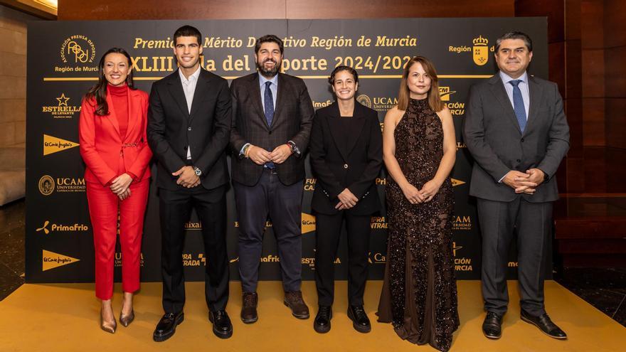 Carlos Alcaraz y Ana Carrasco, protagonistas de la gala.