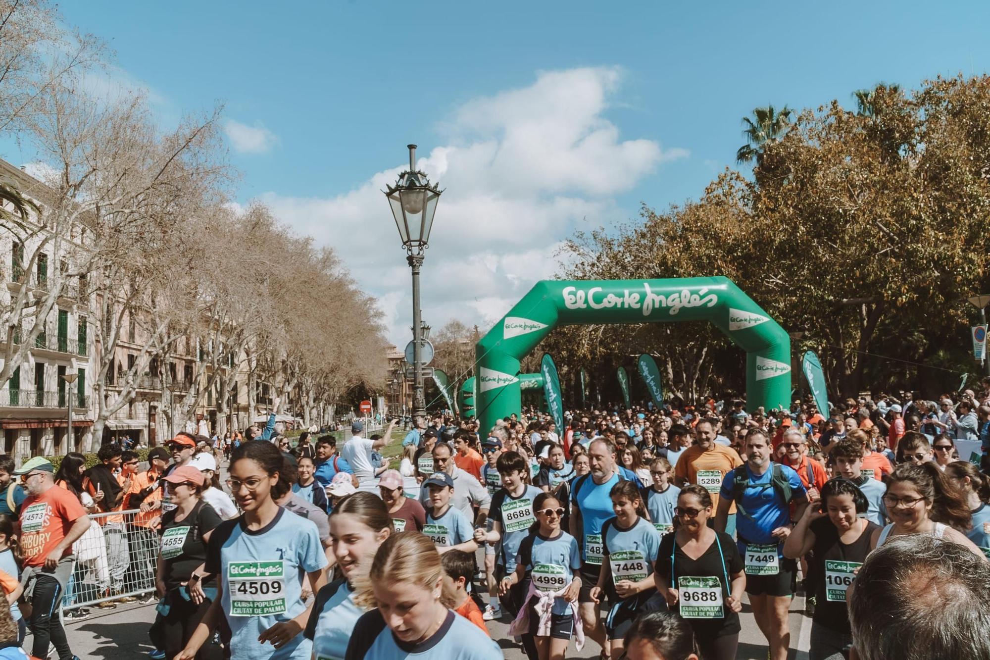 Más de 2000 personas participan en la Cursa Popular El Corte Inglés