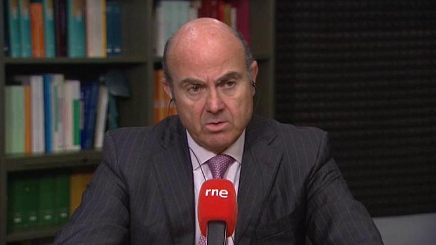 De Guindos: "En este primer trimestre estaremos en la renta precrisis"