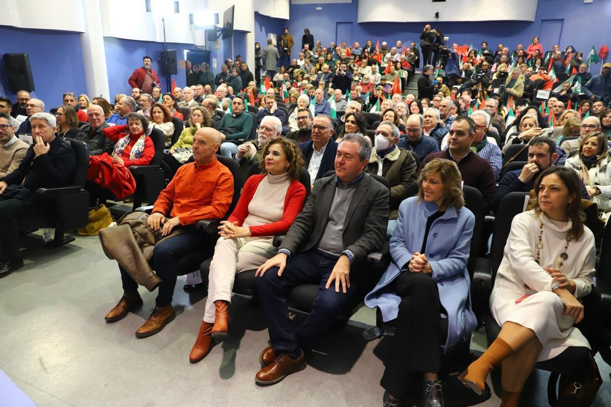 Vista general del acto celebrado este domingo por el PSOE en Córdoba.