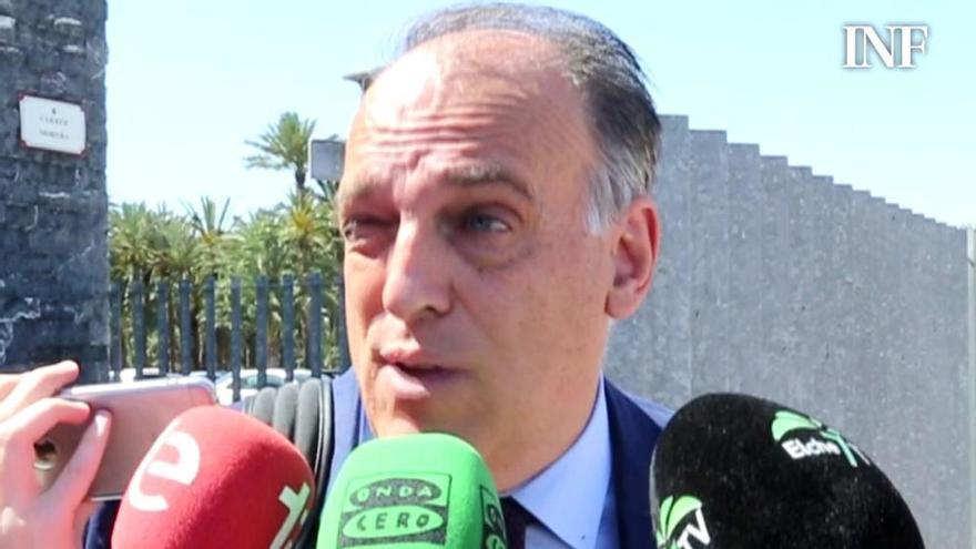 Tebas: "LaLiga no fue responsable de lo que le ocurrió al Elche"