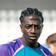 Mahamadou Balde, en un entrenamiento del CD Tenerife.