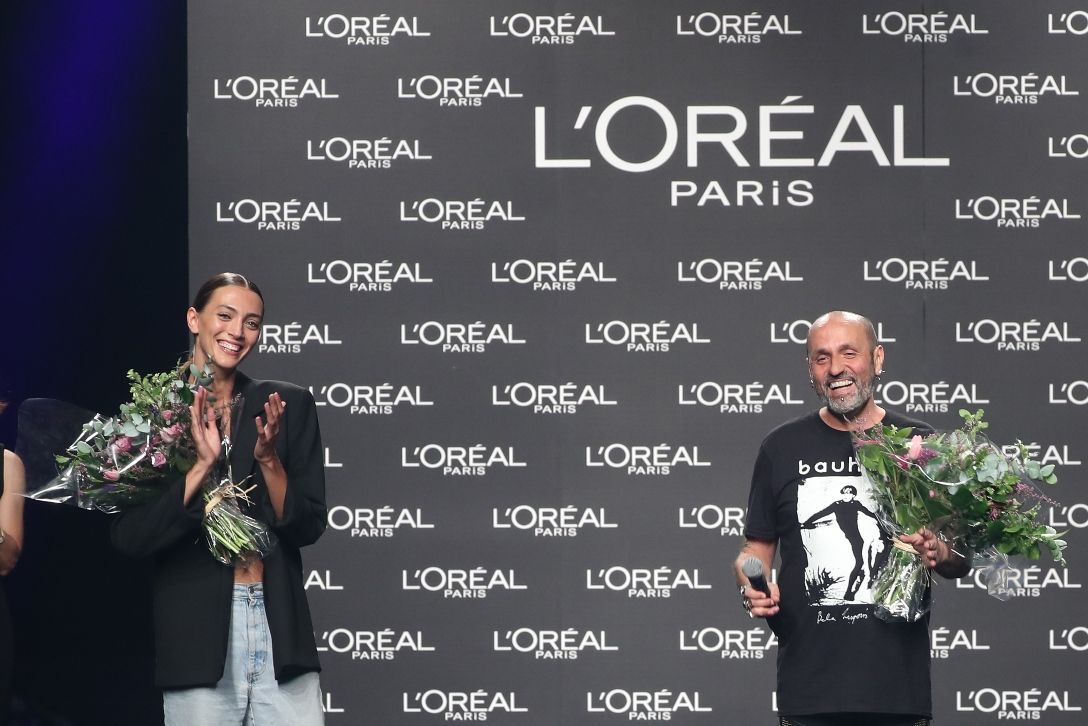 Neus Bermejo y Juan Carlos Mesa, director creativo de Angel Schlesser