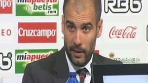 El tècnic blaugrana Pep Guardiola ha comentat que està molt content amb el pas a semifinals donat el gran equip amb què s’ha batut el Barça.