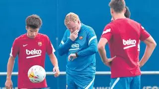 Koeman responde al acoso sufrido a la salida del Camp Nou