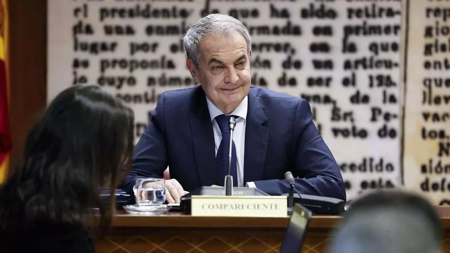 Zapatero declara en la comisión del 'caso Koldo' en el Senado