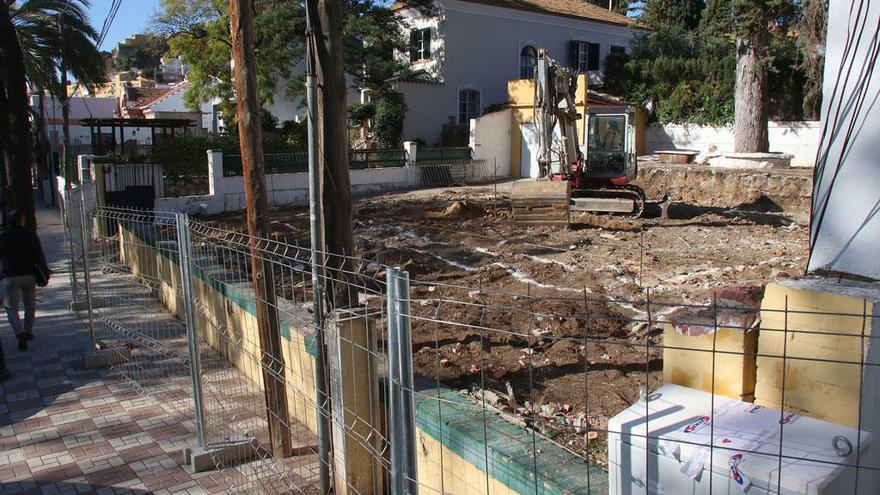 El solar de Villa Maya tras el derribo de la vivienda.