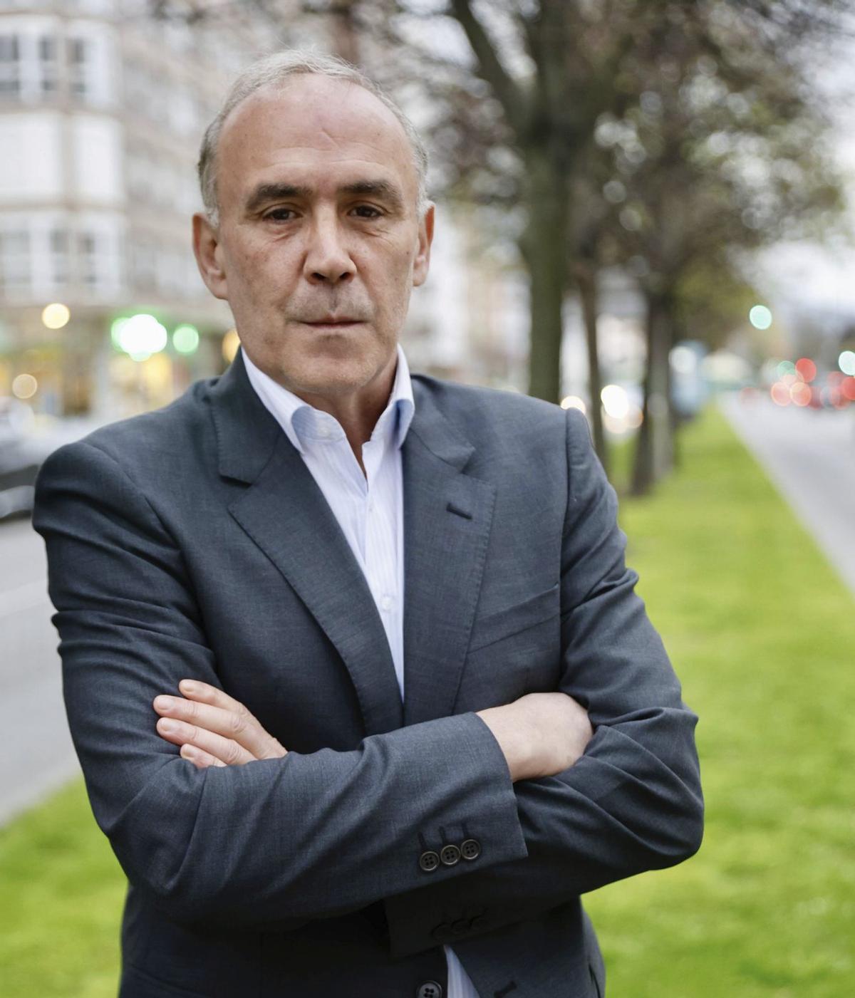 Ricardo Bango, ayer, en Gijón.