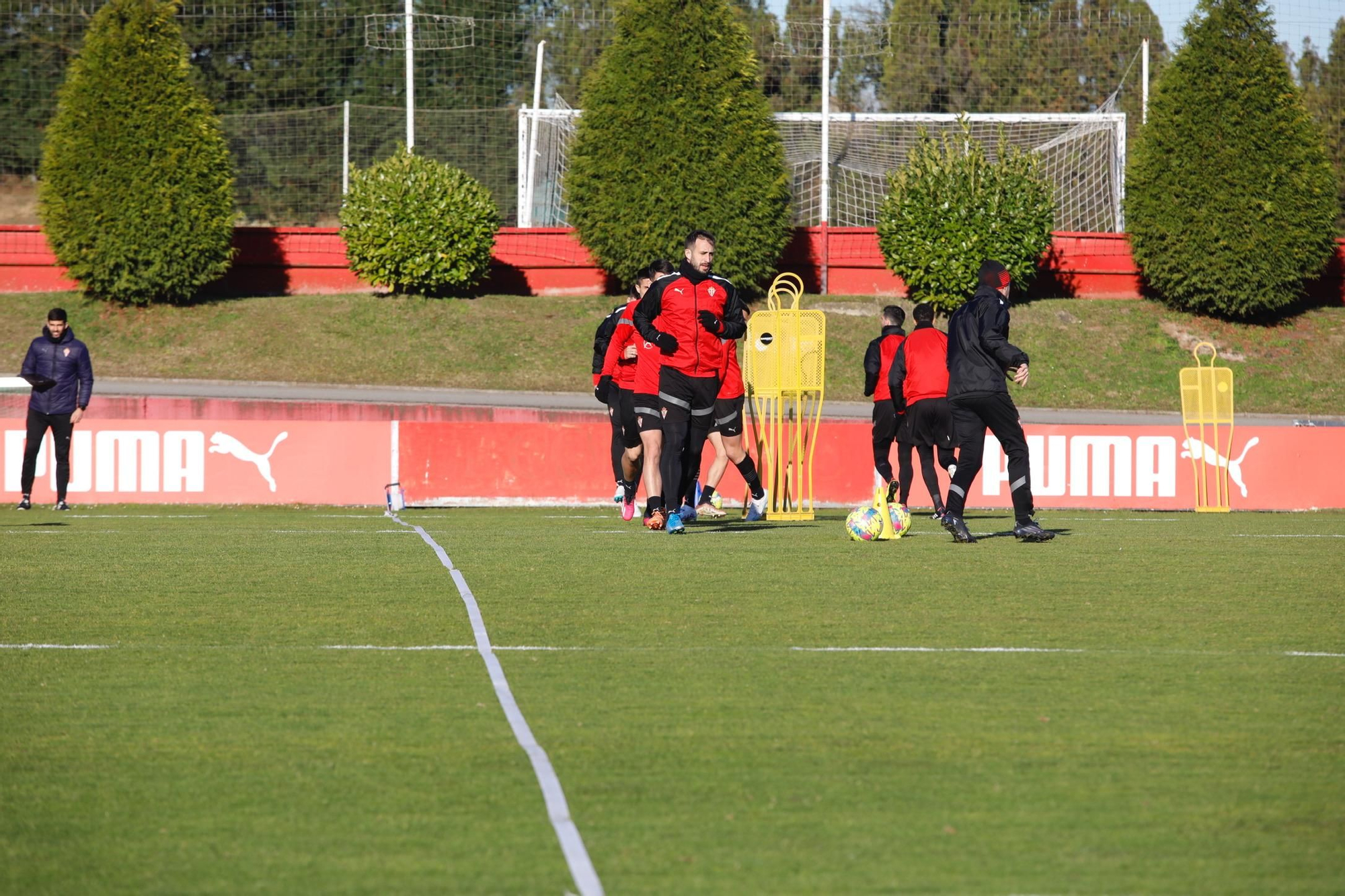 EN IMÁGENES: Así fue el entrenamiento del Sporting