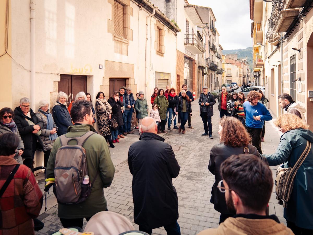 Un dels actes dins el festival Domini Màgic de Santa Coloma de Farners.
