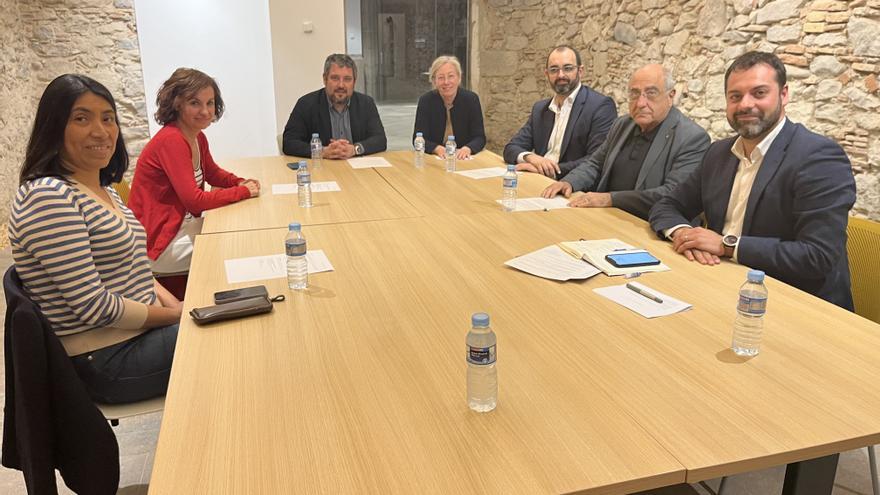 Joaquim Nadal i Anna Caula, al consell assessor d&#039;Ayats (ERC) a Girona