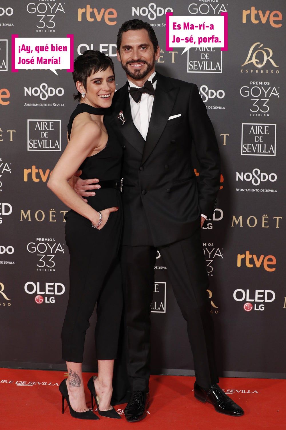 María León y Paco León, en 'La Casa de las Flores'