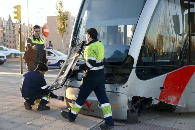 Fotogalería: Accidente del tranvía de Zaragoza