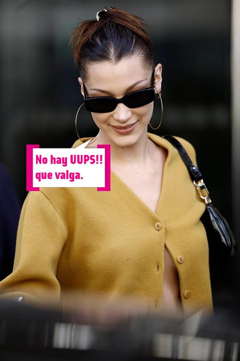 Bella Hadid: "No hay UUPS!! que valga"