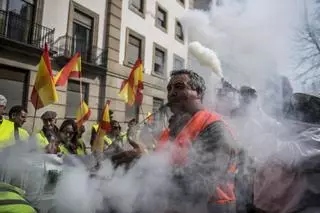 Pedro Muriel sobre las protestas en Cáceres: "El trabajo de la policía ha minimizado los problemas de movilidad"