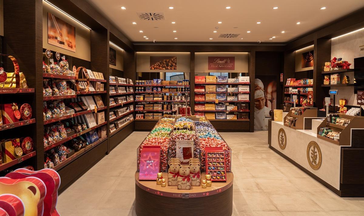 Imagen de la nueva tienda de Lindt inaugurada en Málaga.