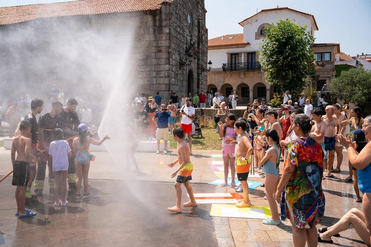 Manguerazo solidario en Bozuas para visibilizar la esclerosis múltiple