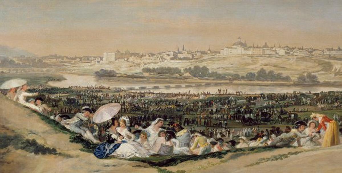 El famoso cuadro de Goya.