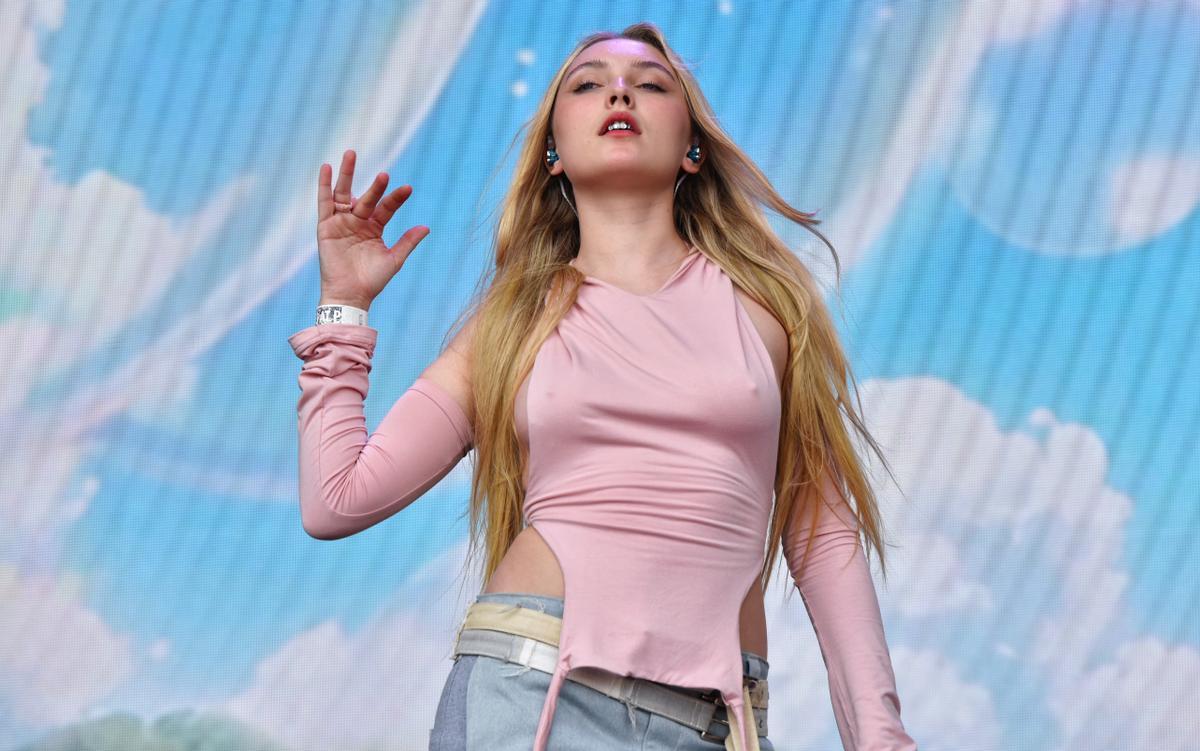 Maria Hein, una de las primeras artistas en actuar en el Primavera Sound 2024, el jueves 30 de mayo.