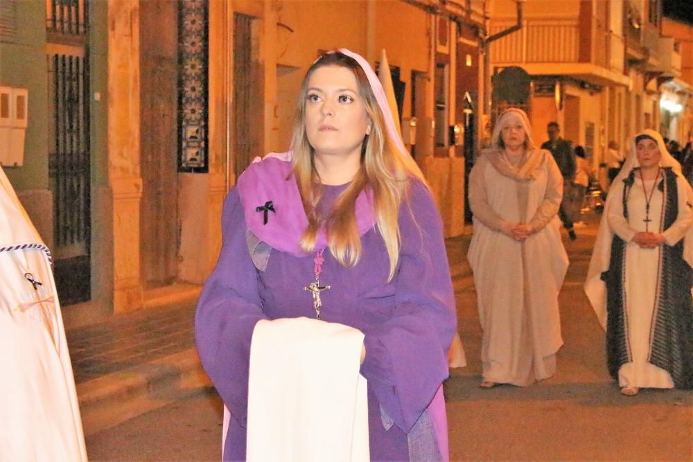 Procesión conjunta del Santo Silencio y Vera Cruz y el  Cristo del Salvador.