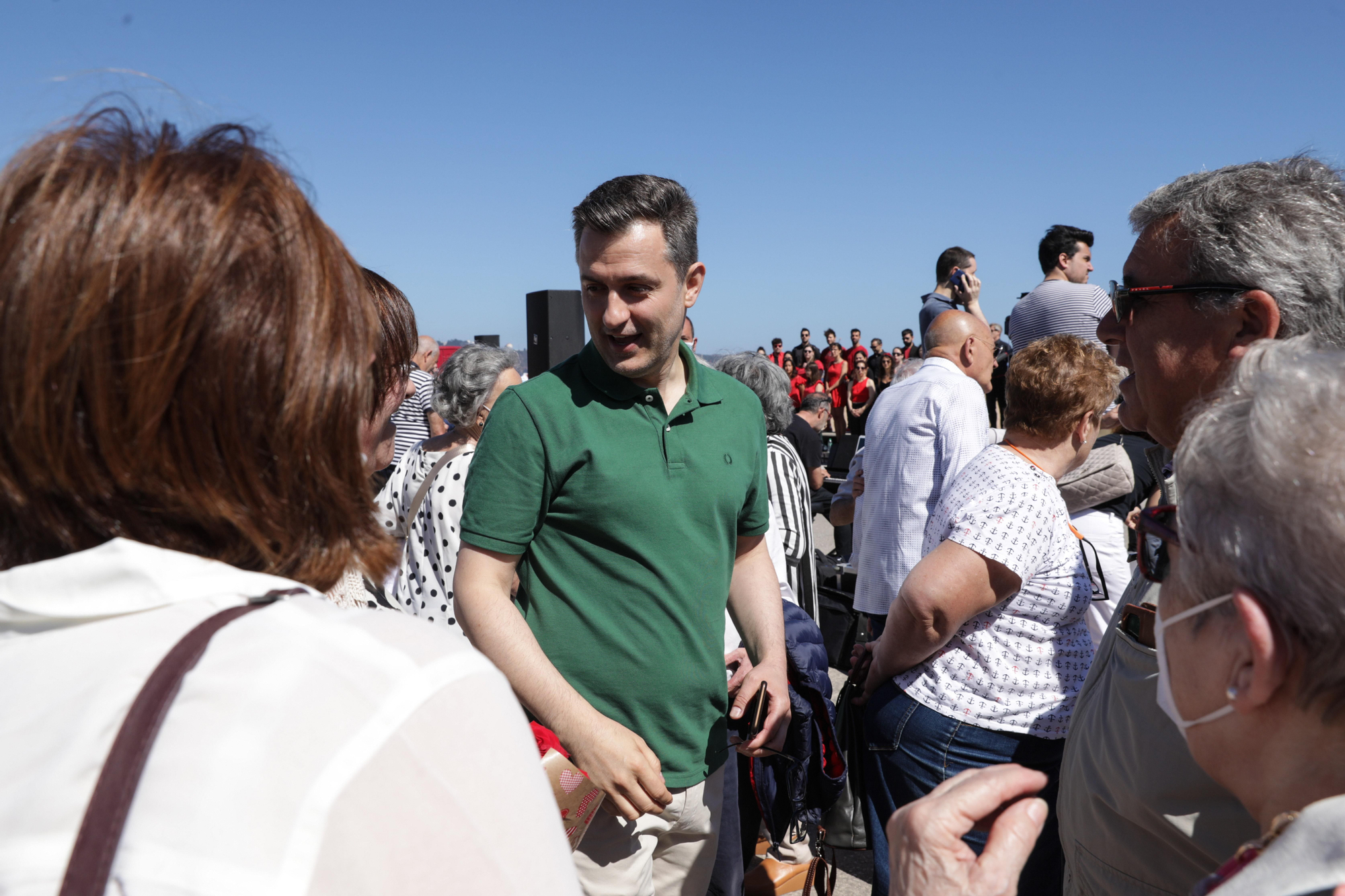 En imágenes: así fue el homenaje a Areces en Gijón