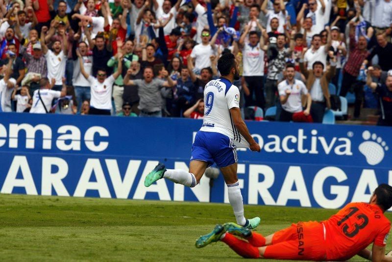 Sufrida victoria del Real Zaragoza contra el Sporting de Gijón