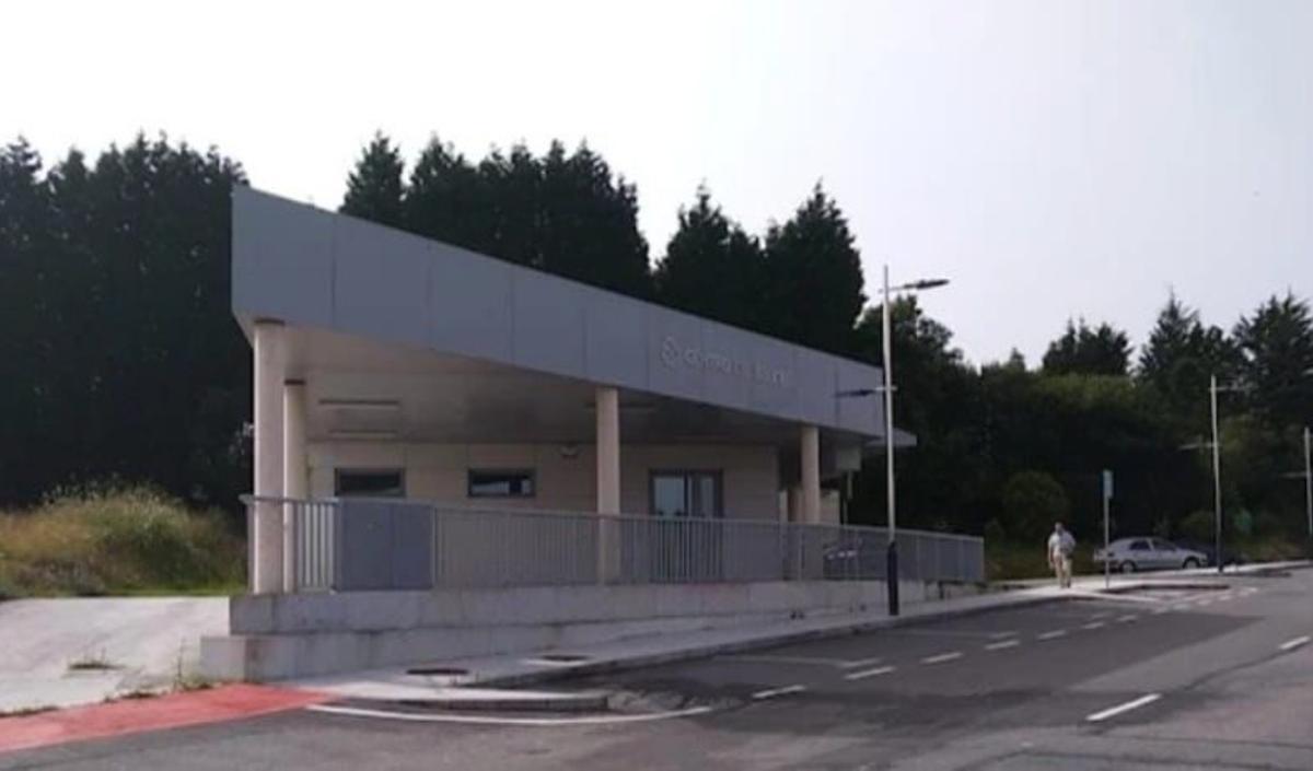 Centro de saúde de Buño, en Malpica de Bergantiños.