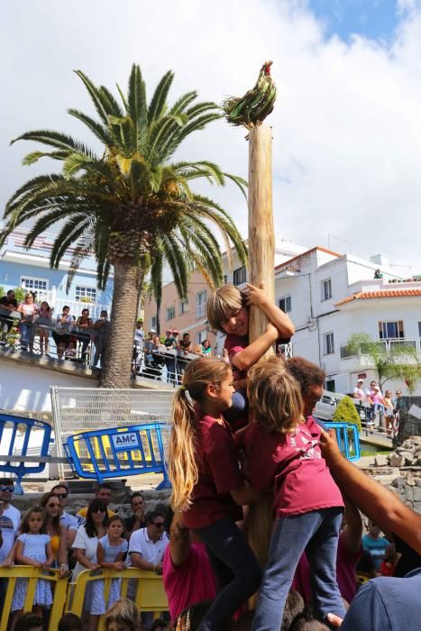 Cantera para la bajada del arco y la cucaña