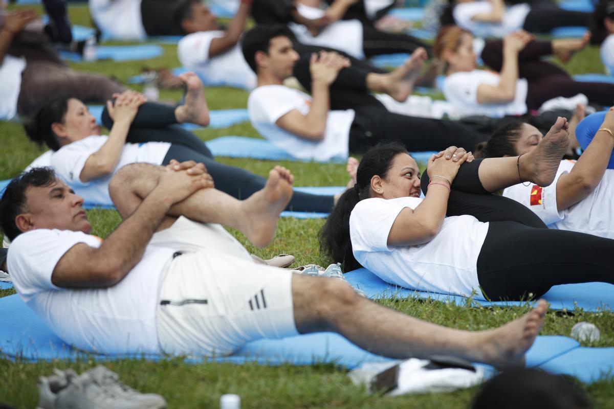 Día Internacional del Yoga en la India