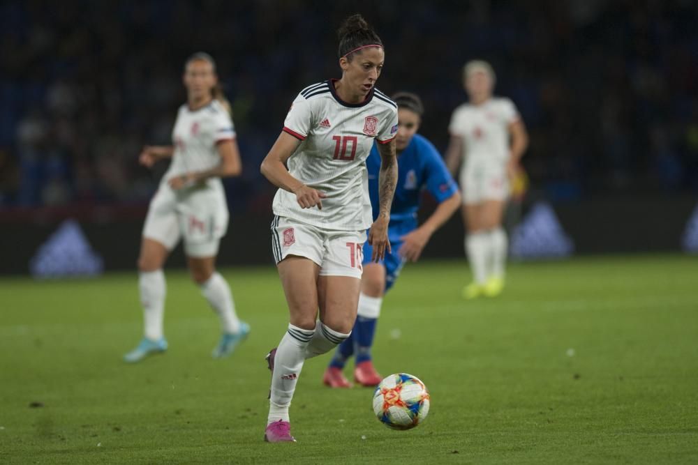 La selección española femenina, en Riazor