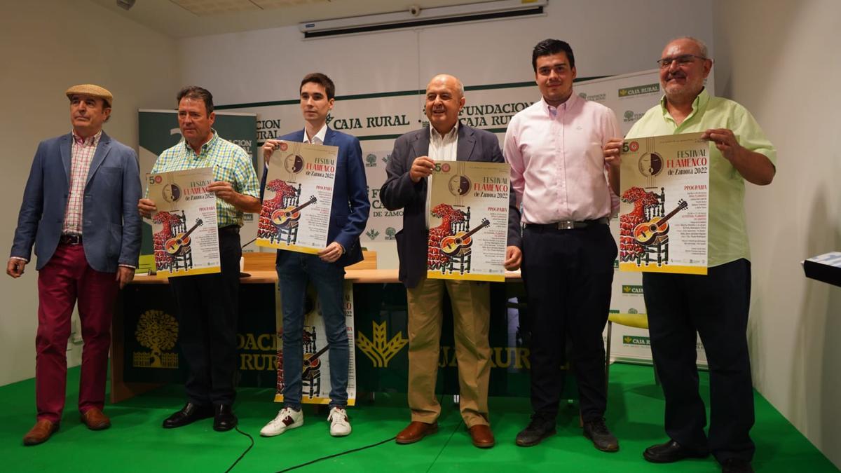 Participantes en la presentación del cartel de la 50 edición del Festival de Flamenco de Zamora